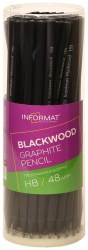 Карандаш ч/г  inФормат PGNBWT-HB BLACKWOOD заточен, трехгранный 072175