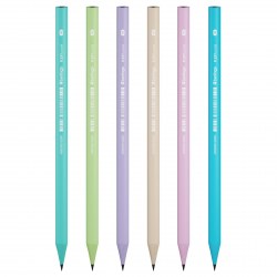 Карандаш пластик. ч/г Berlingo BP01013 HB Flexy Pastel трехгранный, ассорти 320773