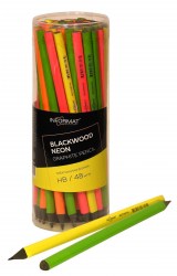 Карандаш пластик. ч/г inФормат IFPTNBW-HB трехгранный, ассорти 244651