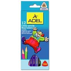 Карандаши 12цв. Adel 211-3315-007 Colour 3мм трехгранные к/к 