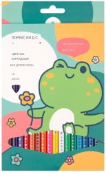 Карандаши 18цв. LOREX LXKCPWF-18 Лягушонок трехгранные 250948