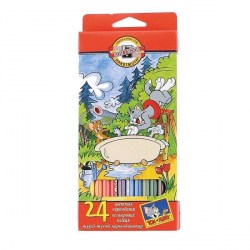 Карандаши 24цв. Koh-i-noor 3654 "Tom&Jerry" к/к 