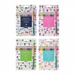 Карандаши 36цв. 18шт Bruno Visconti 30-0082 "TwinColor" двусторонние, 4 вида