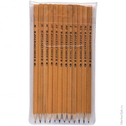 Карандаши ч/г 12шт Красин С-350 "Конструктор" ПВХ шестигранные