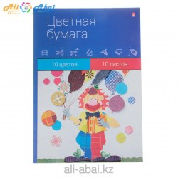 Картон цветной А4 16л. 8цв + бумага Альт 11-416-267 "Хобби Тайм" 