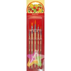 Кисти набор Худ.материалы С-6959 "Мастер-2 Хохлома" 5шт. 150587