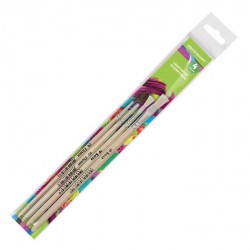 Кисти набор Schoolformat НКПКО-4 /4шт/ (кр пони№2,3, пл коза№4,6)  071759