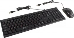 Клавиатура + мышь Оклик 630м черный USB 1091260