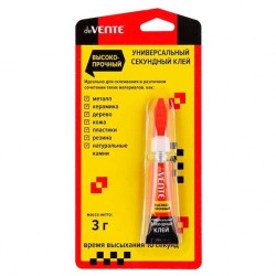 Клей  3г deVente 4180303 "Super Strong glue" универсальный