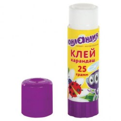 Клей-карандаш 25г  Юнландия 227612 "Юнландик и божья коровка"