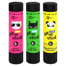 Клей-карандаш  8г Феникс 63672 "Твой месседж" ассорти