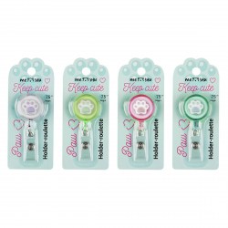 Клип-рулетка MESHU MS_64878 "Paw" для бейджа, 75см, петелька, ассорти 377474 