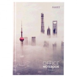 Книжка зап. Axent А4 192л. 8423-24-A "Shanghai" тв. переплет