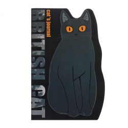 Книжка записная А5- Альфа-Тренд 410044 48л. "Британский кот" с вырубкой