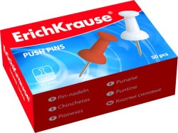 Кнопки силовые ErichKrause 24877 /50шт/ ассорти к/к