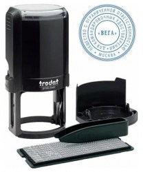 Комплект 4642/R2 4.0 самонаборная, d-42мм, 2 круга синяя (TRODAT) 167136