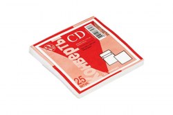 Конверт для CD бумажный белый декстрин (25шт) 4504 66314