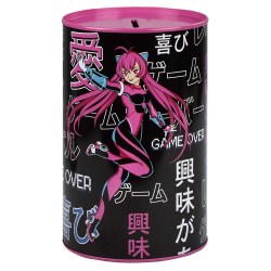 Копилка детская Феникс 66570 "Кибераниме" 15,7*10*10см  металл