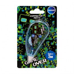 Корректирующая лента Centrum 75695 "My game" 5мм*3м, ассорти 