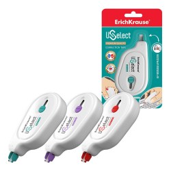 Корректирующая лента ErichKrause 53201 "Uselect" 5мм*8м с поворотным аппликатором