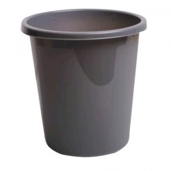 Корзина д/бумаг Стамм КР-61 литая серая 9л. 