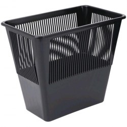 Корзина д/бумаг Стамм КР31 сетчатая черная прямоугольная 12л. 065006