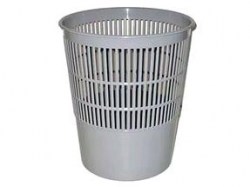 Корзина д/бумаг Стамм КР52 сетчатая серая 14л. 093974