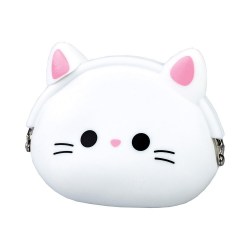 Кошелек Centrum 89716 "Белый кот" силикон 9,5х9,5х3,5см