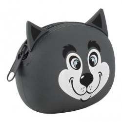 Кошелек Феникс 60017 "Хаски" на молнии, силикон 9х7х3,5см
