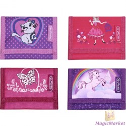 Кошелек Herlitz 11438991 "Girls mix II" ассорти 4 мотива 