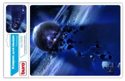 Коврик для мыши BU-R51761 рисунок Астероиды (Buro)