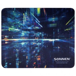 Коврик для мыши SONNEN SINGULARITY резина+ткань 260х220х3мм 513293