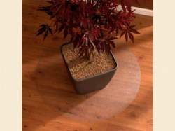 Коврик напольный 126020RR d-60см ПВХ, прозрачный для паркета/ламината круглый