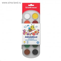 Краски 12цв. б/к ErichKrause 50579 медовые