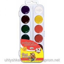 Краски 12цв. б/к Гамма 212071 "Юный Художник"  пласт/уп 122510