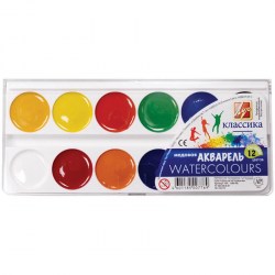 Краски 12цв. б/к Луч 19С1286-08 "Классика" пласт/уп. 063019