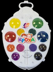 Краски 12цв. б/к Луч 32С 2077-08 "Божья коровка" пласт/уп. 233514