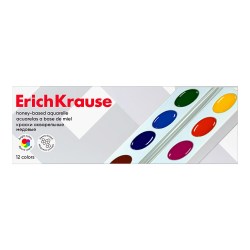 Краски 12цв. б/к ErichKrause 50586 медовые к/к