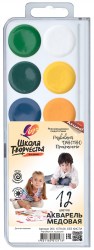 Краски 12цв. б/к Луч 29С 1756-08 "Школа творчество" пласт/уп. 205870