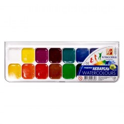 Краски 16цв. б/к Луч 19С1290 "Классика" медовые,  пласт.уп. 063160