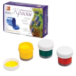 Краски акриловые  6цв. Луч 22С1408-08 Художественые 15мл 104984