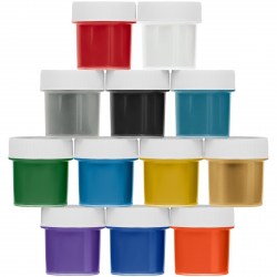 Краски акриловые по ткани 12цв. Гамма 100712 "Хобби" 20мл 367355