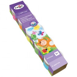 Краски пальчиковые 5цв. Гамма 180120217 "Малыш" 50мл, сенсорные 323111