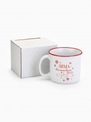 Кружка Сима 9570371 "Зима" керамическая 450мл