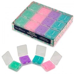 Ластик Bruno Visconti  42-0015 "HeppyGraphix Zefir" квадратный в пласт. коробочке, 4 вида