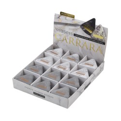 Ластик Bruno Visconti  42-0089 "Carrara" треугольный, ассорти