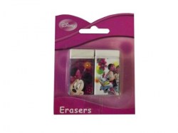 Ластик ErichKrause 29116 "Lovely Minnie" /2шт/ в блистере