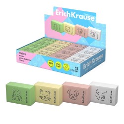 Ластик ErichKrause 60770 Милашки, ассорти