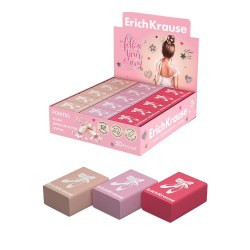 Ластик ErichKrause 60788 Пуанты, ассорти