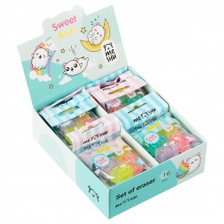 Ластик MESHU MS_52607 "Candy Bear" 5шт, 20*15*9см 355991